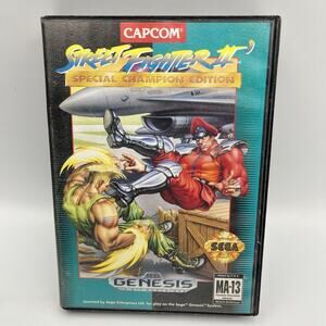Street Fighter II': Special Champion Edition (Sega Genesis, 1993) With Box